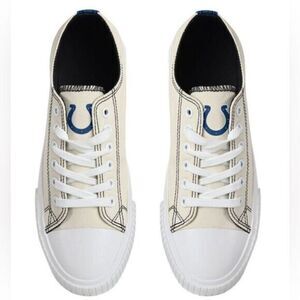 NWT FOCO NFL Women’s Indianapolis Colts Logo Canvas Sneakers Tennis Shoes Size 9